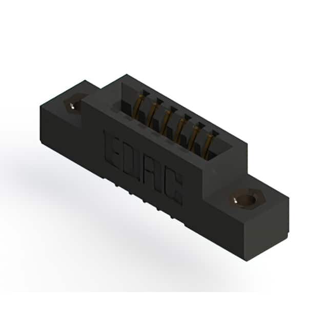 391-006-524-107 CONN EDGE SINGLE FML 6POS 0.100