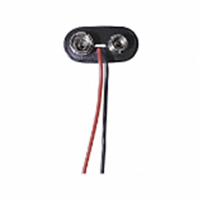 BS6T BATT CONN SNAP 9V 1 CEL 6" LEADS