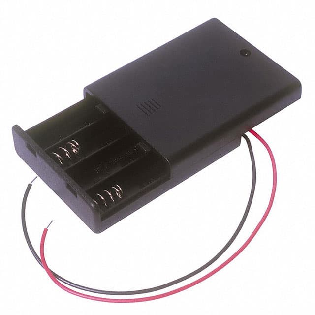 SBH441A BATT HOLDER AAA 4 CELL 6" LEADS