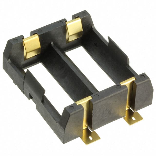 1098 BATT HOLDER 18350 2 CELL SMD