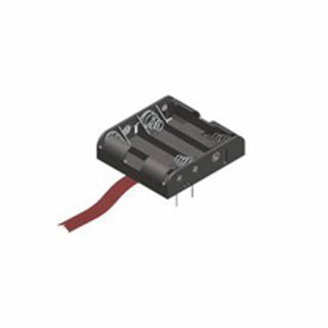 2481RB BATTERY HOLDER AAA 4 CELL PC PIN