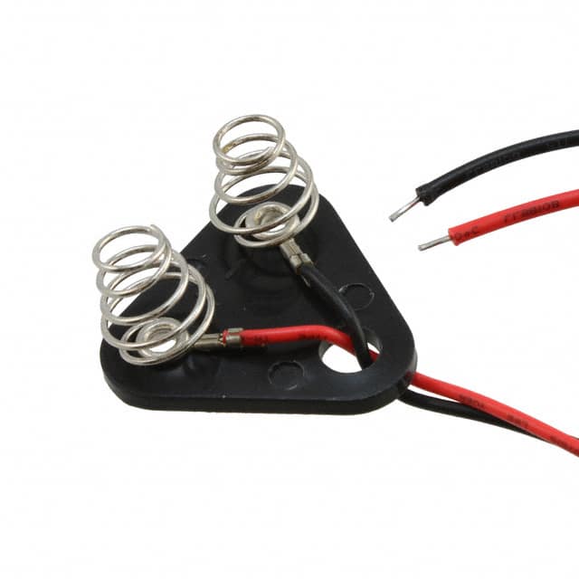 DU1-M-306 BATT CNTCT SPRING AA 6" LEADS