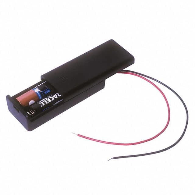 SBH421A BATT HOLDER AAA 2 CELL 6" LEADS