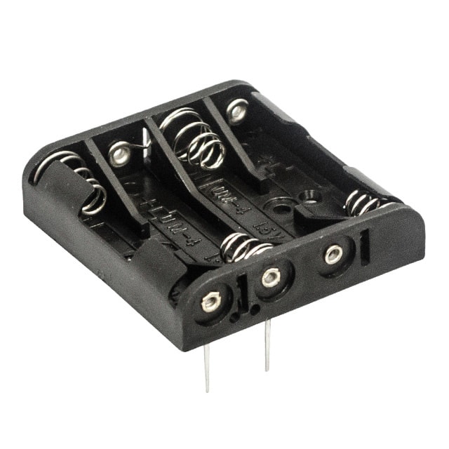 BC4AAAPC BATTERY HOLDER AAA 4 CELL PC PIN