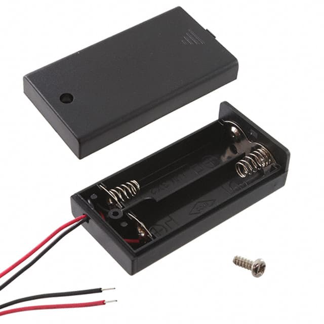 SBH321A BATT HOLDER AA 2 CELL 6" LEADS