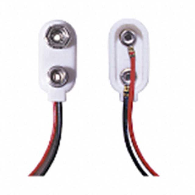 BS4I-MC BATT CONN SNAP 9V 1 CEL 4" LEADS