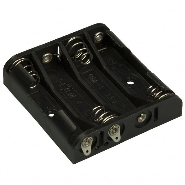 BC4AAAL BATT HLDR AAA 4 CELL SOLDER LUG