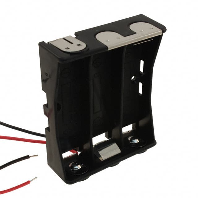 BA3AAW BATT HOLDER AA 3 CELL 6" LEADS