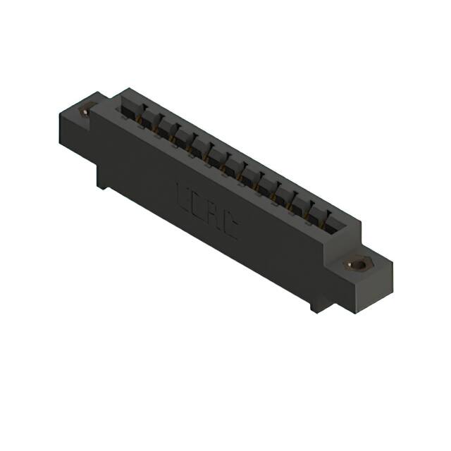 387-012-523-607 CONN EDGE SGL FMALE 12POS 0.156