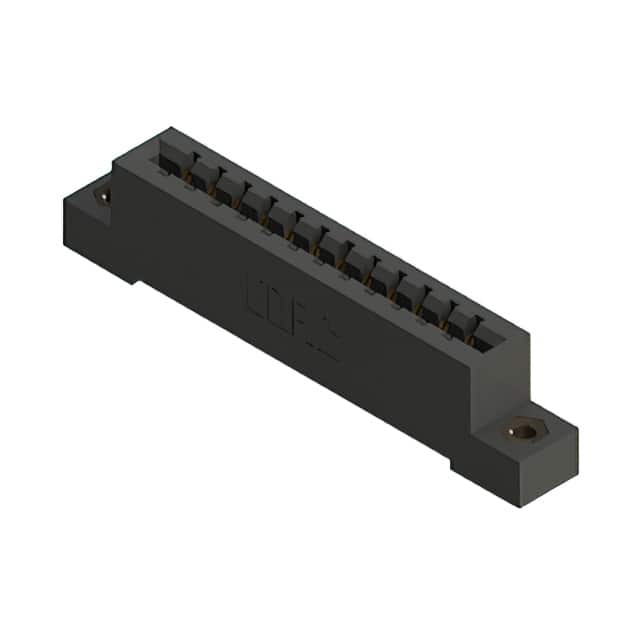 387-012-520-107 CONN EDGE SGL FMALE 12POS 0.156