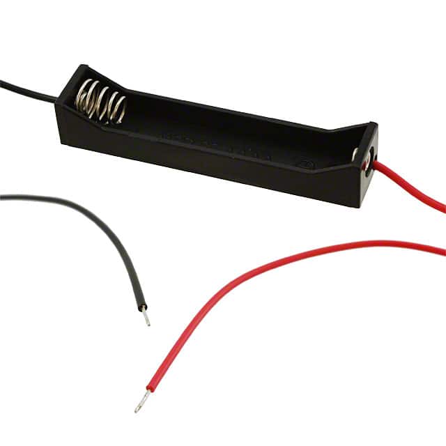 BE-AAAA-W BATT HOLDER AAAA 1 CELL 6" LEADS