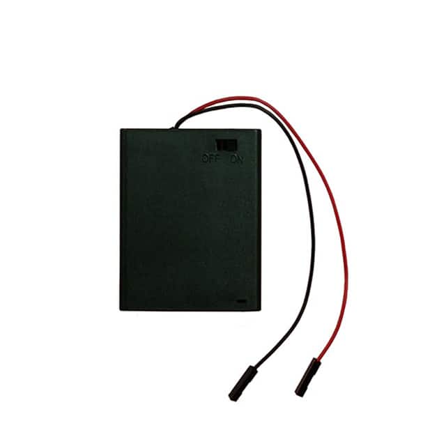 BHF-4A3 BATT HOLDER AAA 4 CELL WIRE LEAD