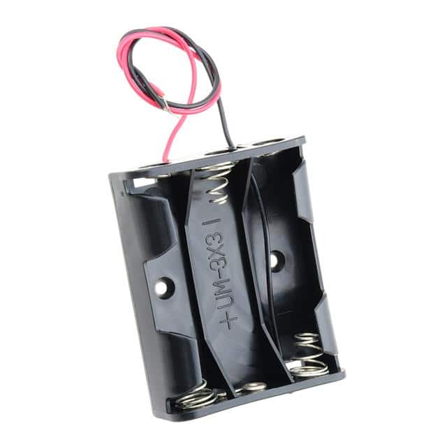 23-BH2-6 BATT HOLDER AA 3CELL 5.91" LEADS