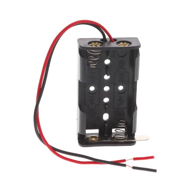 3951 BATT HOLDER AA 2 CELL 6" LEADS
