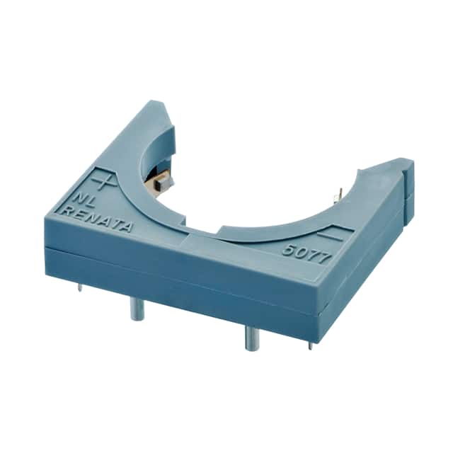 NL5077-LF BATT HOLDER 1 CELL PC PIN