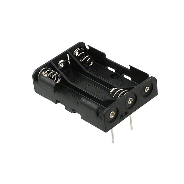 BH3AAAPC BATTERY HOLDER AAA 3 CELL PC PIN