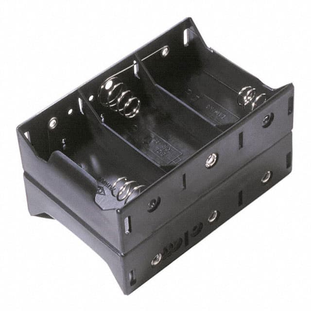 BH36DL BATT HOLDER D 6 CELL SOLDER LUG
