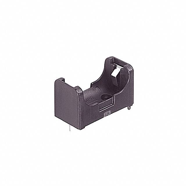 BH1/2AA-2 BATT HOLDER 1/2AA 1 CELL PC PIN