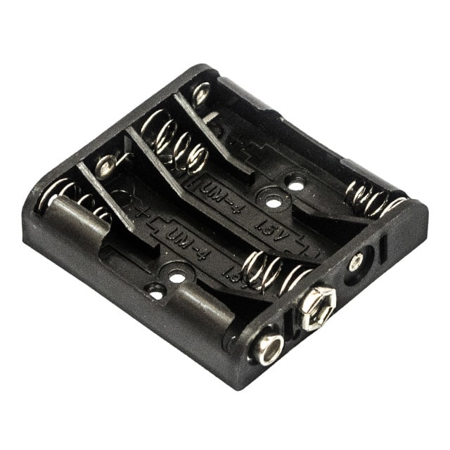 BC4AAASF BATT HOLDER AAA 4 CELL SNAP