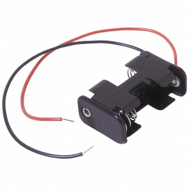 BH12NW BATT HOLDER N 2 CELL 6" LEADS