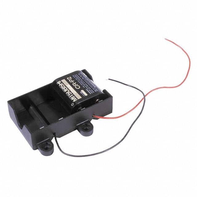 BH223-X2-W BATT HOLDER CR-P2 2 CELL 6" LEAD