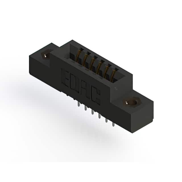 391-006-521-107 CONN EDGE SINGLE FML 6POS 0.100