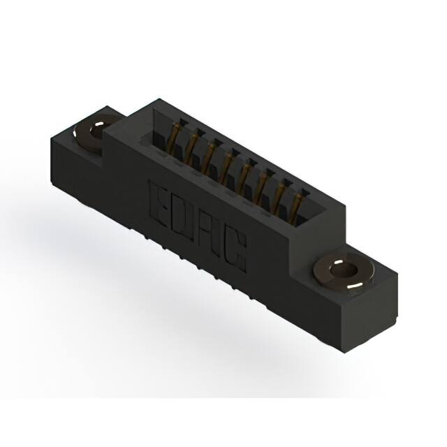 391-008-520-103 CONN EDGE SINGLE FML 8POS 0.100