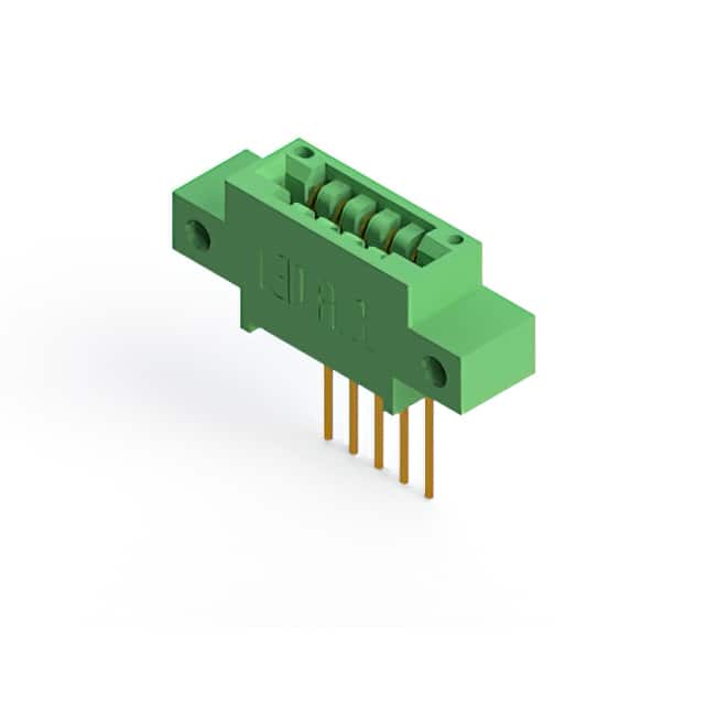 346-005-541-612 CONN EDGE SGL FMALE 5POS 0.125
