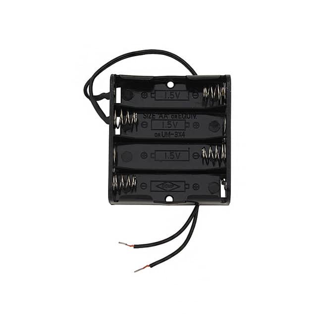 753-00001 BATT HOLDER AA 4 CELL WIRE LEADS