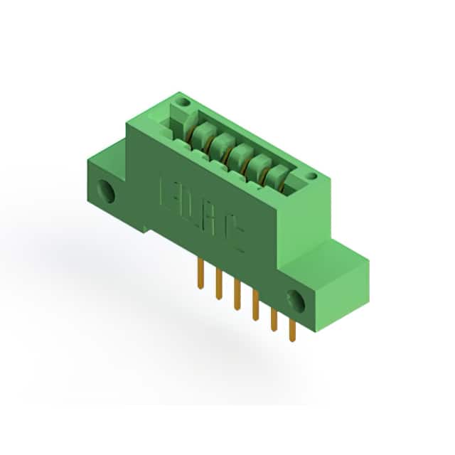 346-006-522-112 CONN EDGE SGL FMALE 6POS 0.125