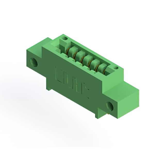 346-006-521-612 CONN EDGE SGL FMALE 6POS 0.125