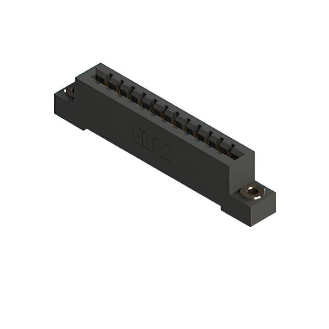387-012-542-103 CONN EDGE SGL FMALE 12POS 0.156