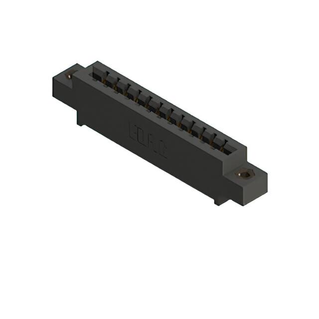 387-012-542-607 CONN EDGE SGL FMALE 12POS 0.156