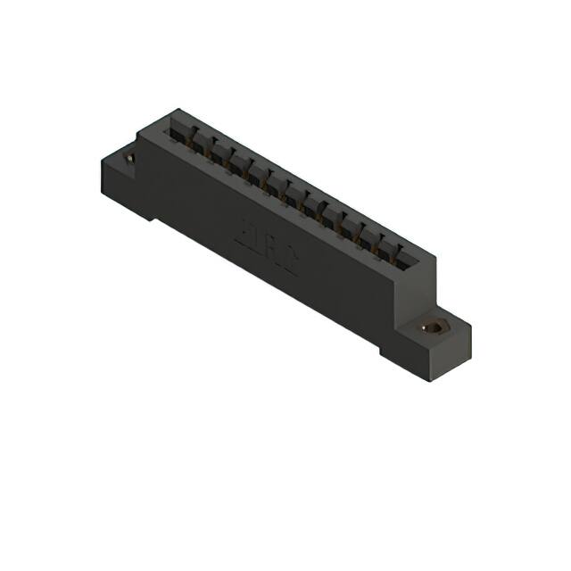 387-012-544-107 CONN EDGE SGL FMALE 12POS 0.156