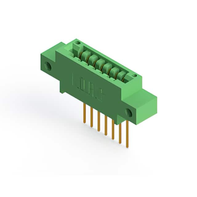 346-007-540-612 CONN EDGE SGL FMALE 7POS 0.125