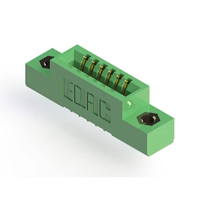 341-006-520-107 CONN EDGE SINGLE FML 6POS 0.100