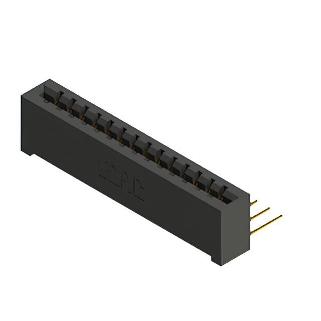 387-014-559-101 CONN EDGE SGL FMALE 14POS 0.156