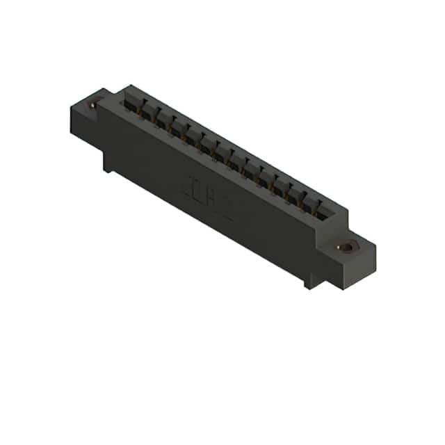 387-013-542-607 CONN EDGE SGL FMALE 13POS 0.156