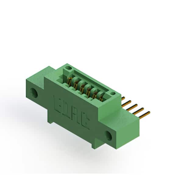 345-006-559-612 CONN EDGE SINGLE FML 6POS 0.100