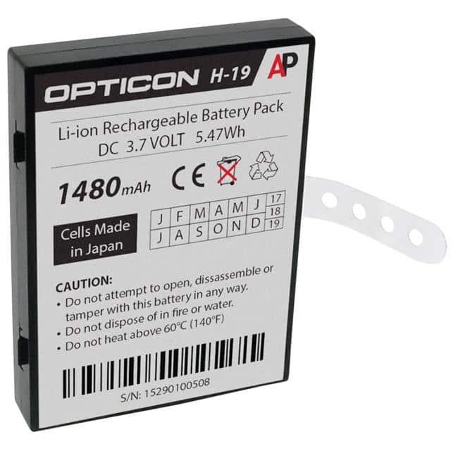 SB-H19-L Opticon H-19 Scanner Battery