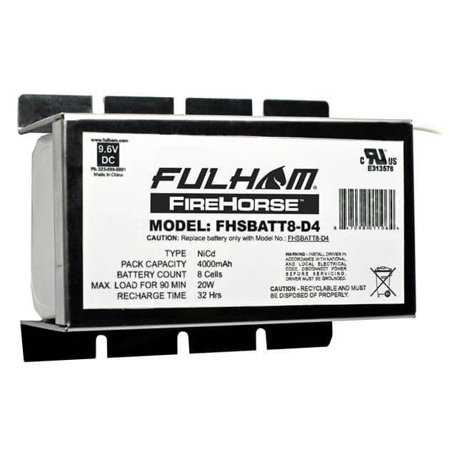 FHSBATT8-D4 HOTSPOT2 BATTERY - 4 AMP HOURS =