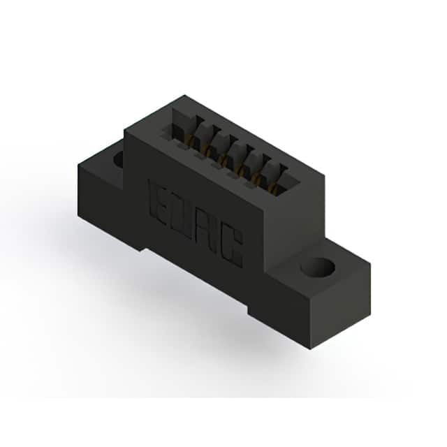 392-006-521-104 CONN EDGE SINGLE FML 6POS 0.100