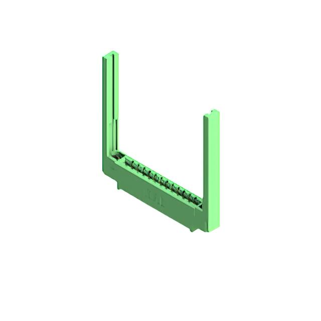 337-012-541-668 CONN EDGE SGL FMALE 12POS 0.156