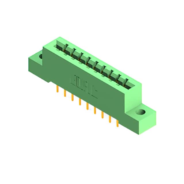 337-018-523-204 CONN EDGE DUAL FMALE 18POS 0.156
