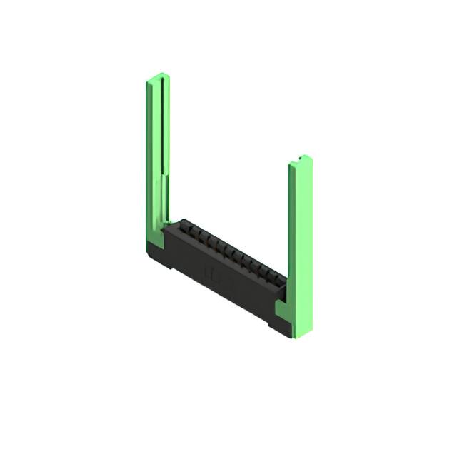 387-011-544-168 CONN EDGE SGL FMALE 11POS 0.156