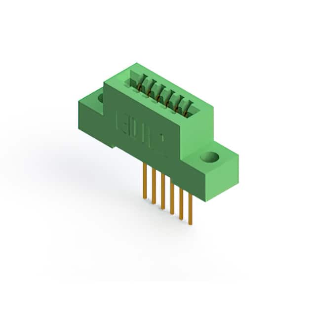 342-006-541-104 CONN EDGE SINGLE FML 6POS 0.100