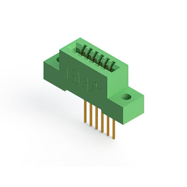 342-006-542-102 CONN EDGE SINGLE FML 6POS 0.100