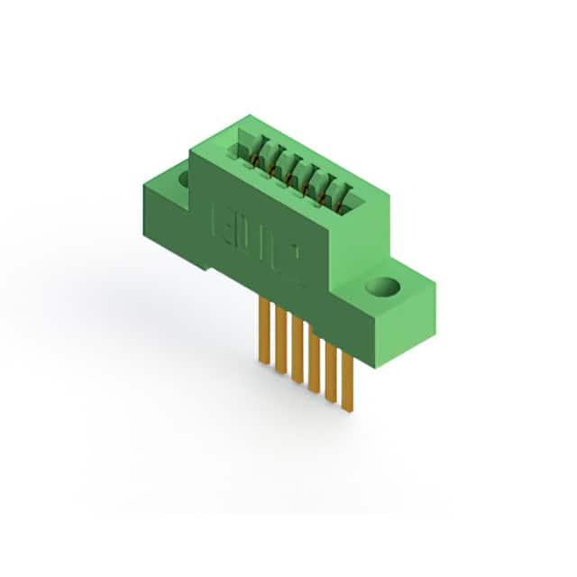 342-006-544-104 CONN EDGE SINGLE FML 6POS 0.100