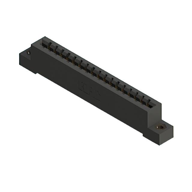 387-017-523-107 CONN EDGE SGL FMALE 17POS 0.156