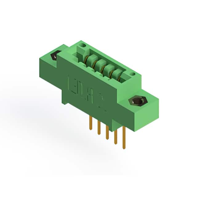 346-005-522-607 CONN EDGE SGL FMALE 5POS 0.125